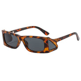 (6 PACK) Wholesale Sunglasses Fashion New Arrival Unique Trendy Unisex 2025 - BulkSunglassesWholesale.com - Leopard Print Frame Black Black Lens